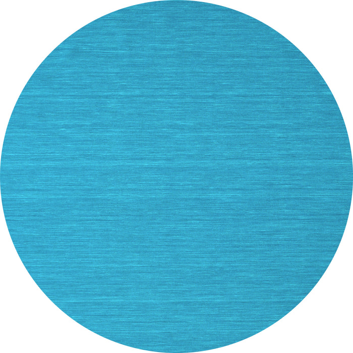 Round Machine Washable Abstract Light Blue Contemporary Rug, wshcon722lblu