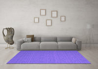 Machine Washable Abstract Purple Contemporary Rug, wshcon723pur