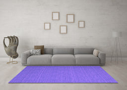 Machine Washable Abstract Purple Contemporary Area Rugs in a Living Room, wshcon723pur