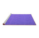 Sideview of Machine Washable Abstract Purple Contemporary Area Rugs, wshcon723pur