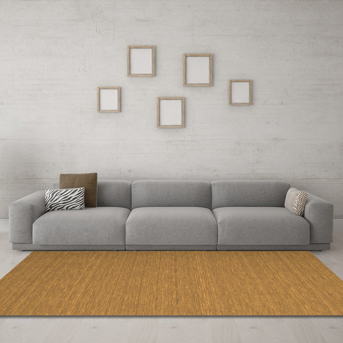 Machine Washable Abstract Orange Contemporary Area Rugs in a Living Room, wshcon723org