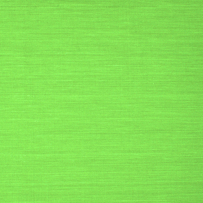 Serging Thickness of Solid Green Modern Rug, con724grn