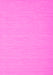 Machine Washable Solid Pink Modern Rug, wshcon724pnk