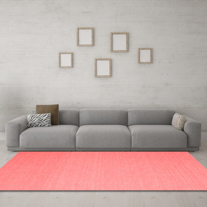 Modern Red Washable Rugs