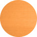 Machine Washable Solid Orange Modern Area Rugs, wshcon725org