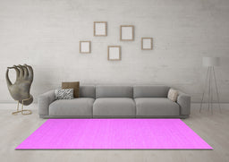 Machine Washable Solid Purple Modern Area Rugs in a Living Room, wshcon725pur