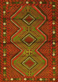 Oriental Yellow Traditional Rug, con726yw