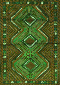 Oriental Green Traditional Rug, con726grn