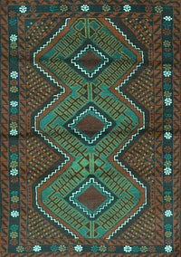 Oriental Turquoise Traditional Rug, con726turq