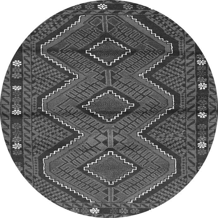 Machine Washable Oriental Gray Traditional Rug, wshcon726gry