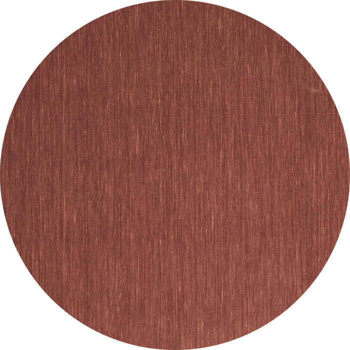 Round Machine Washable Abstract Brown Contemporary Rug, wshcon727brn