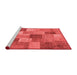 Transitional Red Washable Rugs