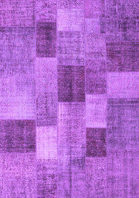 Patchwork Purple Transitional Rug, con728pur