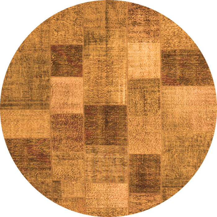 Machine Washable Patchwork Orange Transitional Area Rugs, wshcon728org