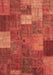 Patchwork Brown Transitional Rug, con729brn