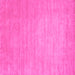 Square Solid Pink Modern Rug, con72pnk