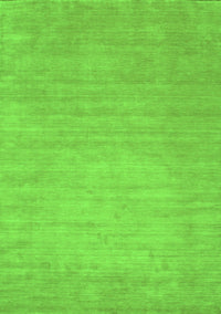 Solid Green Modern Rug, con72grn