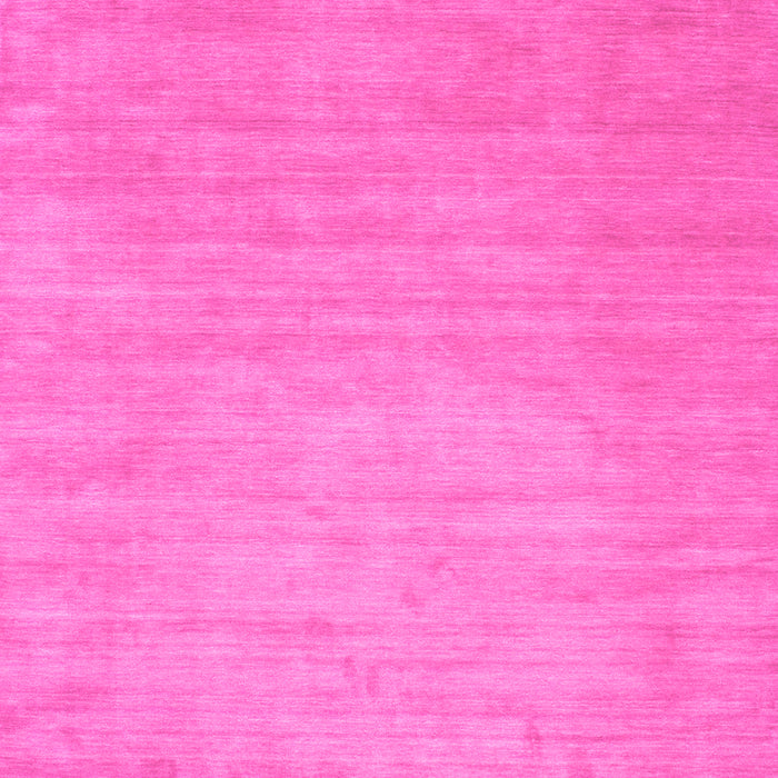 Machine Washable Solid Pink Modern Rug, wshcon72pnk