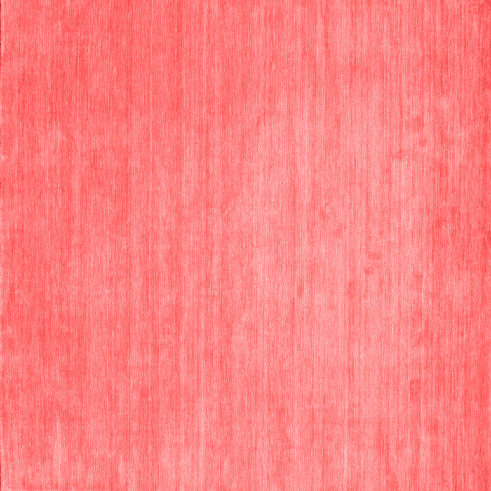 Machine Washable Solid Red Modern Rug, wshcon72red