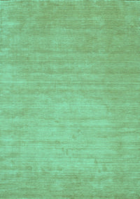 Solid Turquoise Modern Rug, con72turq