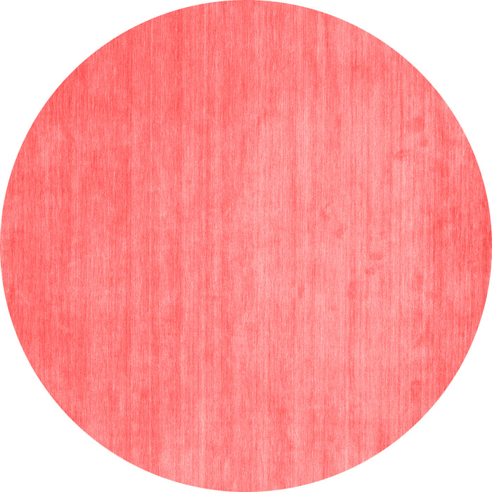 Machine Washable Solid Red Modern Rug, wshcon72red