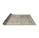 Thickness of Contemporary Tan Brown Modern Rug, con730