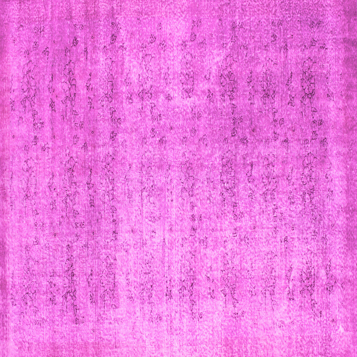 Square Machine Washable Abstract Pink Contemporary Rug, wshcon730pnk
