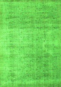 Abstract Green Contemporary Rug, con730grn