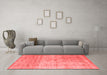 Contemporary Red Washable Rugs