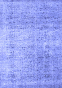 Abstract Blue Contemporary Rug, con730blu