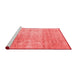 Contemporary Red Washable Rugs