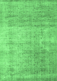 Abstract Emerald Green Contemporary Rug, con730emgrn