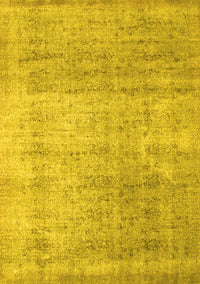 Abstract Yellow Contemporary Rug, con730yw