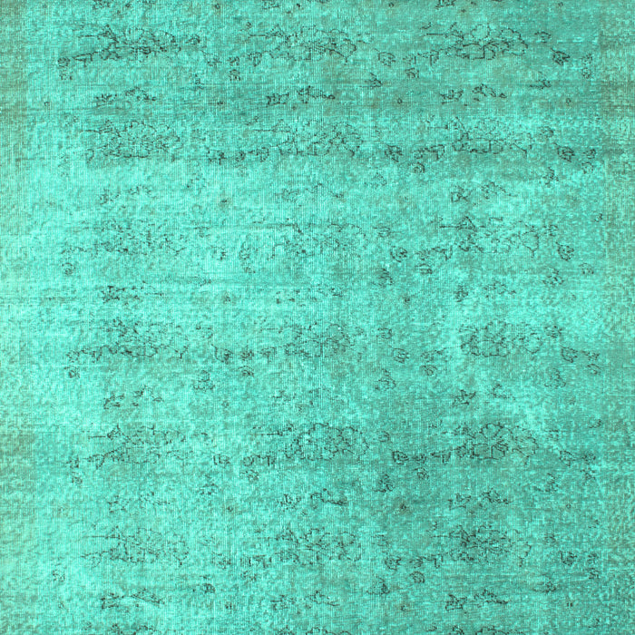 Machine Washable Abstract Turquoise Contemporary Area Rugs, wshcon730turq