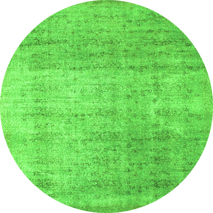 Machine Washable Abstract Green Contemporary Area Rugs, wshcon730grn