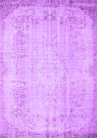 Abstract Purple Contemporary Rug, con731pur