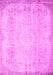 Abstract Pink Contemporary Rug, con731pnk