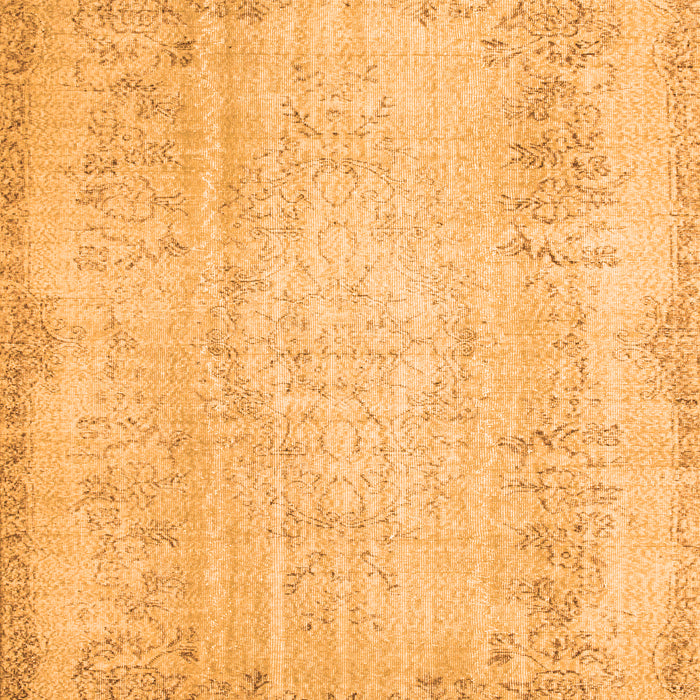 Abstract Orange Contemporary Rug, con731org