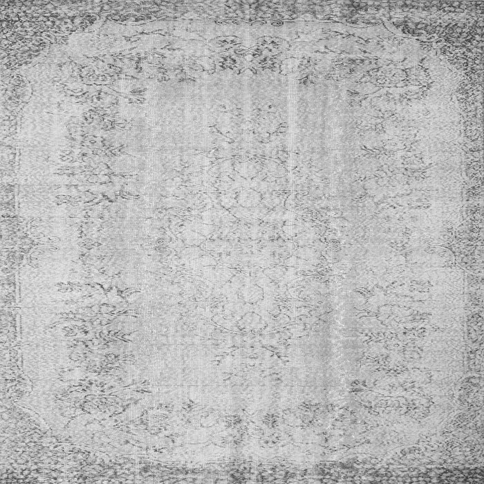 Serging Thickness of Abstract Gray Contemporary Rug, con731gry