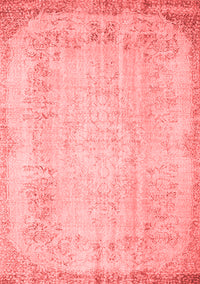 Abstract Red Contemporary Rug, con731red