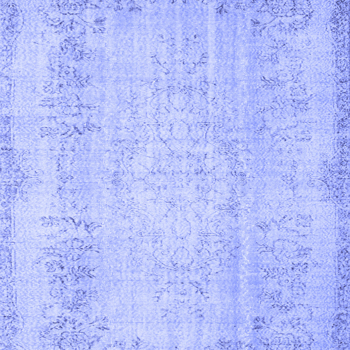 Machine Washable Abstract Blue Contemporary Rug, wshcon731blu
