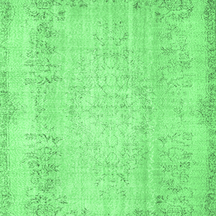 Abstract Emerald Green Contemporary Rug, con731emgrn