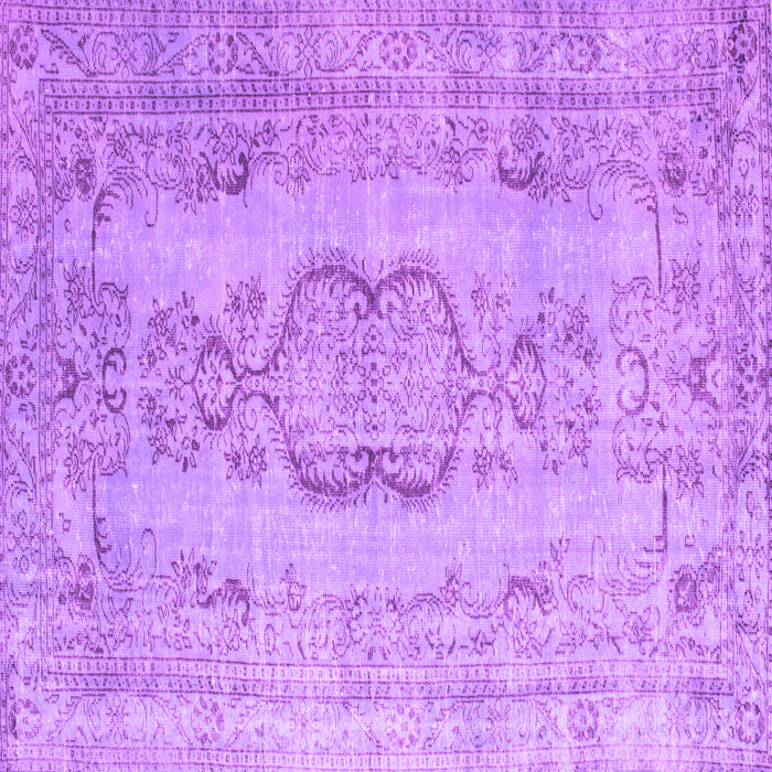 Square Persian Purple Bohemian Rug, con732pur