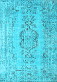 Persian Light Blue Bohemian Rug, con732lblu