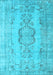 Persian Light Blue Bohemian Rug, con732lblu