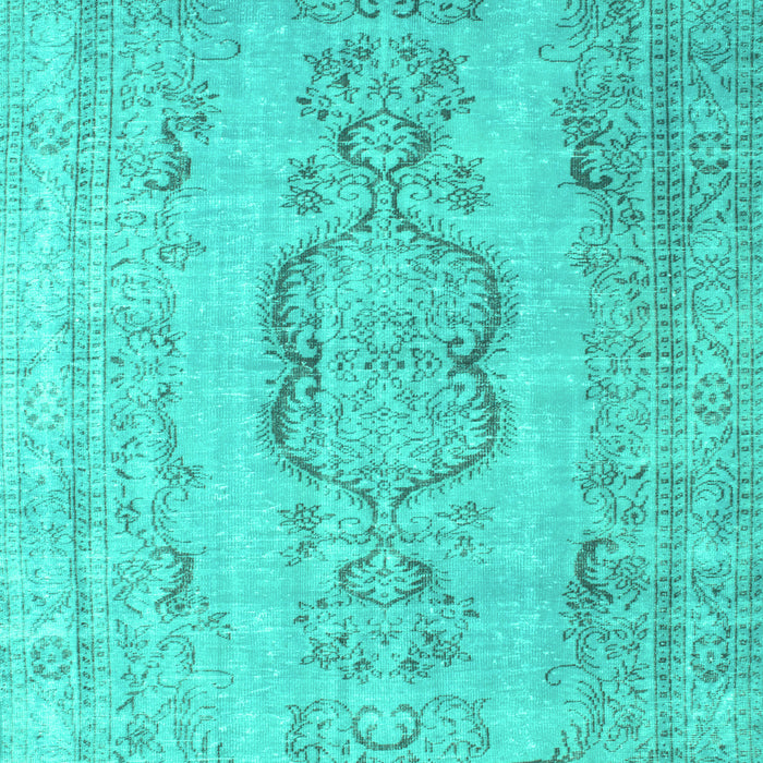 Machine Washable Persian Turquoise Bohemian Area Rugs, wshcon732turq