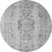 Square Persian Gray Bohemian Rug, con732gry