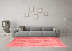 Bohemian Red Washable Rugs