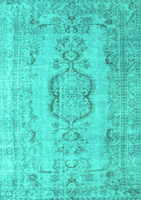 Persian Turquoise Bohemian Rug, con732turq