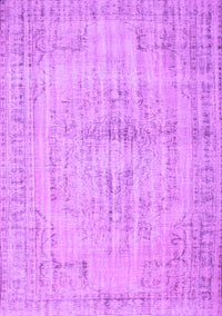 Abstract Purple Contemporary Rug, con733pur